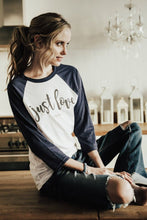 JUST LOVE BASEBALL TEE
