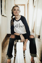 JUST LOVE BASEBALL TEE